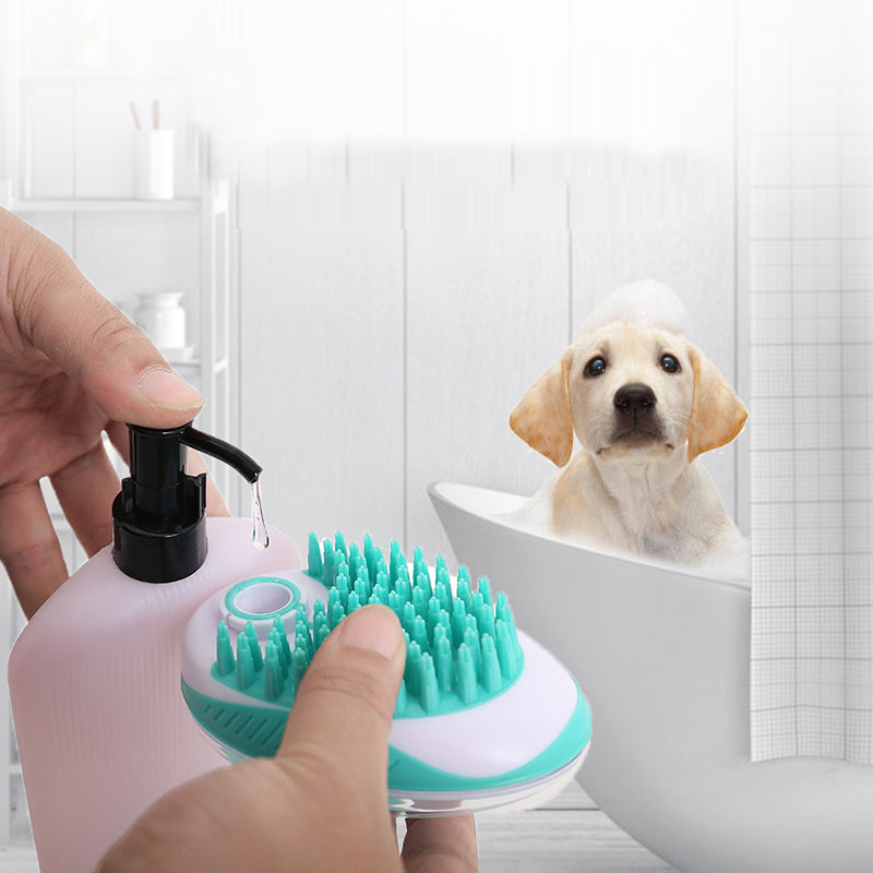 The Ultimate Pet Bath Massage Hair Removal Grooming Brush Tool